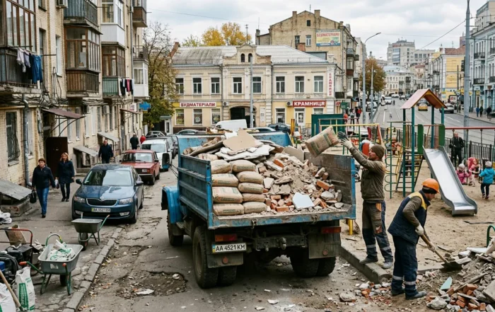Вивіз сміття ЗІЛом у Києві